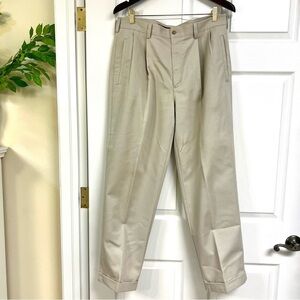 Cabela’s Outfitter Series Beige Khaki dress pants men’s size 34 x 30 cotton